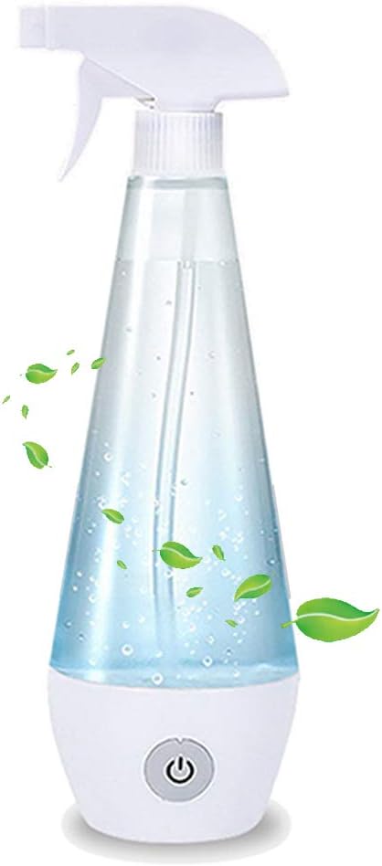 Sodium Hypochlorite Generator- Salt and Water Electrolysis Machine for Home Multi Purpose Cleaning Detergent Maker with Spray Nozzel for Home Kitchen, Bathroom, Travel-10 Fl Oz