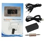 Karnotech Bluetooth 3.0 Audio Music Streaming Receiver Adapter with Hands Free Calling and 3.5 Mm Stereo Output