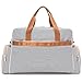 Diaper Bag | Baby Tote Bags | Waterproof | Unisex | Navy and Cream Stripe by O’beanie