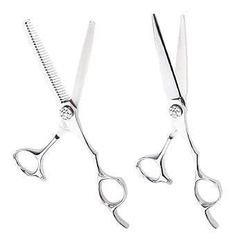 Buy 2pcs Stainless Steel Professional Hairdressing Cutting
