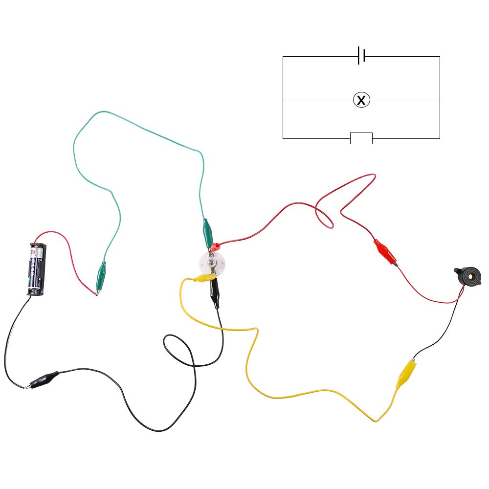 Sntieecr Electric Circuit Motor Kit, Science Experiment Educational Montessori Learning Kits Set for Kids DIY STEM Engineering Project, for Kids