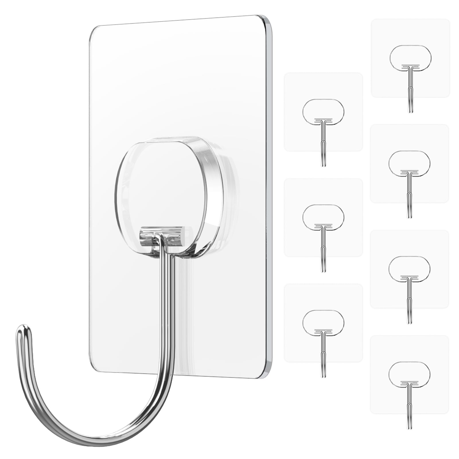 Large Adhesive Hooks for Hanging Heavy Duty Wall