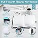 Priori Agenda Planner - Undated - 6 Month Personal Journal - Increase Productivity, Time Management and Happiness - Daily, Weekly and Monthly Organizer and Calendar - 2019 2020