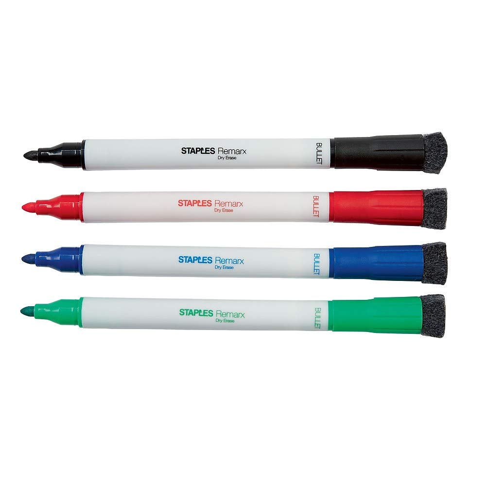 Staples 2056097 Remarx Dry Erase Markers Bullet Point