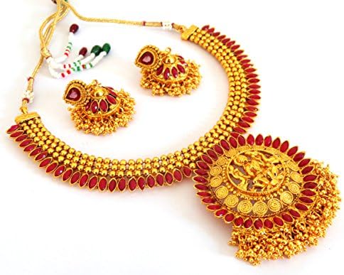 Megh Craft Women Indian Traditional Temple Jewelery