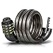 Toplus Bike Cable Lock, 4-Feet Cable Resettable Combination Lock with Complimentary Mounting Bracket