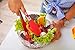 Kitchen Cooking Tongs Set |7, 9, 12 Inches Heat Resistant Silicone |Locking Ring |Durable Stainless Steel |Food Tongs For BBQ, Salads, Grilling, Serving & Fish Turning