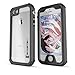 Ghostek iPhone SE Waterproof Case, Atomic 3 Series for Apple iPhone 5, 5S & SE | Underwater | Shockproof | Dirt-proof | Snow-proof | Aluminum Frame | Adventure Ready | Ultra Fit | Swimming (Black)