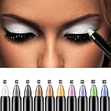 Eyeshadow Pencil, Bestpriceam Big Smokey Eyes Shimmer Eye Shadow Stick Jumbo Eye Shadow Eye Liner Pencil (Black)