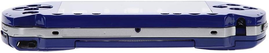 Pomya Full Housing Case Coverfor PSP, Replacement Anti-Drop Shell Set with Buttons Kit for PSP 1000 Replacement Shell(Blue): Electronics