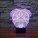 SUPERNIUDB Cute Pug Dog Night Light Baby Animal Led Lights Table Lamps for Home Decor Promotional Gifts for Kids