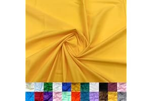 Ice Fabrics Cotton Polyester Broadcloth Fabric by The Yard - 60" Wide Soft & Breathable Fabric for Sewing - Broadcloth Fabric by The Yard for Apparel, Bedding, Curtains - Spa Yellow - 2 Yards