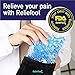 Long Lasting and Reusable Gel Pack for Pain Relief Cold and Hot Therapy Microwaveable & Freezable 2 Beads including Ultra Soft Wrap with Elastic Strap Great for Foot Arm Elbow Hand sprain