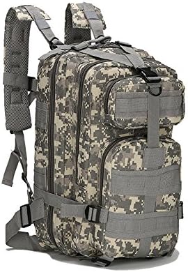 REPEAK Military Tactical Backpack Molle Bug Out Bag Hiking Bag Outdoor Trekking Camping Travel Bag 25L (ACU Camo)