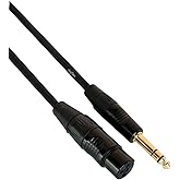 Digiflex HXFS-3 3 Foot Pro Adapter Cable -XLR to TRS Connectors