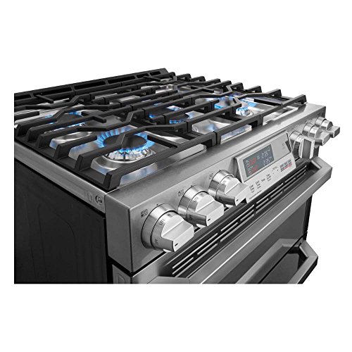 LG dual fuel double oven range - Image 3