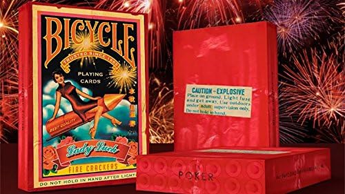 Mike Guistolise Magic Tricks | Bicycle Firecracker Playing Cards by Collectable Playing Cards | Custom Designed Playing Cards | Unique | Collectable