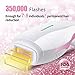 DEESS Permanent Hair Removal System series 3 plus, IPL Light Hair Removal Device Home Use, Pink. 350,000 Flashes, Wired Design, No Downtime.Cooling Gel is not Required,Gift:Goggles.FDA cleared.