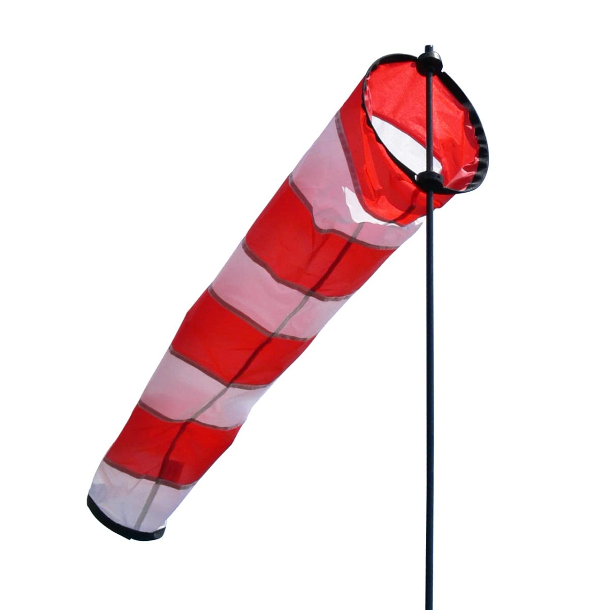 MIC Windsock - AVIA Sock L - UV-resistant and weatherproof - Ø 7 inch, length: 28.5 inch, stand height: 39 inch - incl. fibreglass pole 97 cm