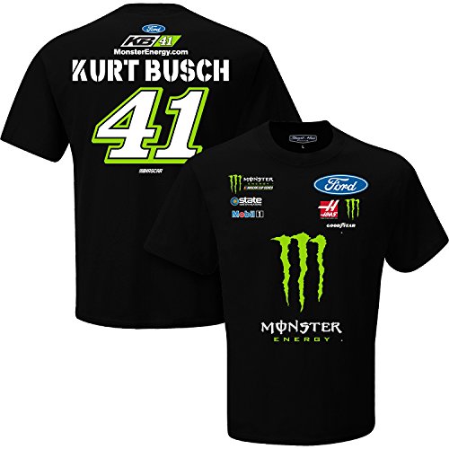 Kurt Busch 2017 Monster Energy Uniform NASCAR T-Shirt (XLarge)