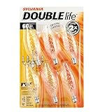 Sylvania 6-Pack 60-Watt B10 120V Indoor Outdoor Small Candelabra Base Dimmable Incandescent Light Bulb (Crystal)