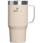 STANLEY Everyday Suburban Mug, 24 oz, Champagne Gloss | Insulated Stainless Steel Coffee Mug | Ergonomic Handle | Cup Holder Compatible for Travel | Splash Resistant Lid | BPA-Free