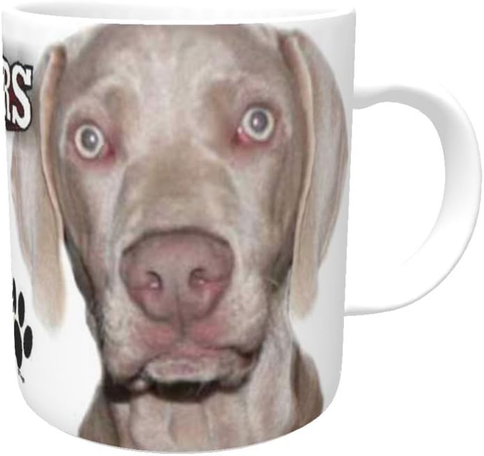 The Lazy Cow Weimaraner DOG Ceramic Mug 10fl oz # 249