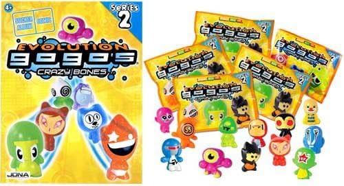 Magic Box Int. Crazy Bones Gogo's Series 2 Evolution Lot of 5 Booster Packs [Free Bonus Album]