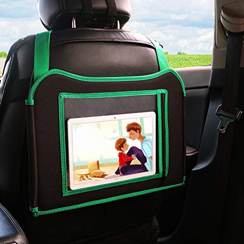 Car Seat Travel Tray, ZALALOVA Kids Waterproof Travel Tray Car Organizer with Sturdy Play Table Road Design Enables Snack Play Learn Drawing for Christmas Children Car Seats Strollers & Air Travel - Thumbnail 5
