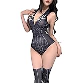 QNCLO Women's cosplay sexy girl jumpsuit Japanese anime cute underwear club costume party pajamas