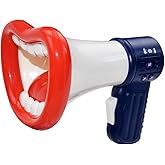 AwnsIMfreien Voice Changer, 1PC Funny Kids Voice Changer Toy Recording Microphone Toys with Megaphone and Recording Function 3 Different Modifiers Christmas for Boys Girls