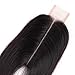 Brazilian 2x6 Lace Closure Straight 100% Human Hair Middle Part Straight Lace Closure Remy Hair Kim K Lace Closure with Baby Hair (14 inch, 2x6 Closure)