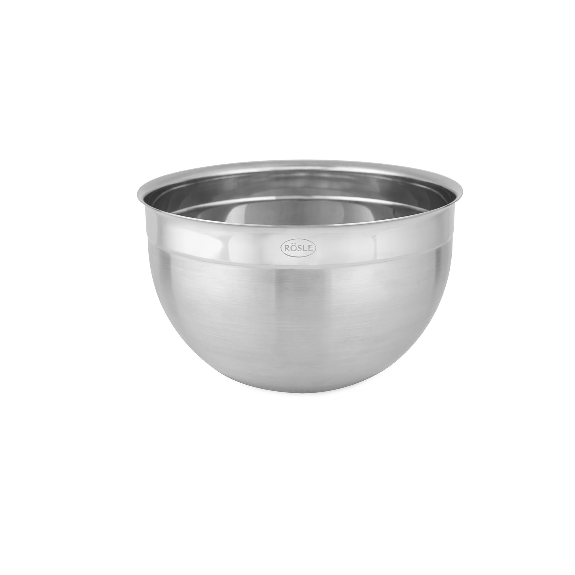 RÖSLE High Bowl, High-Quality, Elegant Stainless Steel Bowl for Preparing and Storing Food, 18/10 Stainless Steel, Dishwasher-Safe, 16 cm, Silver-Coloured — image 1