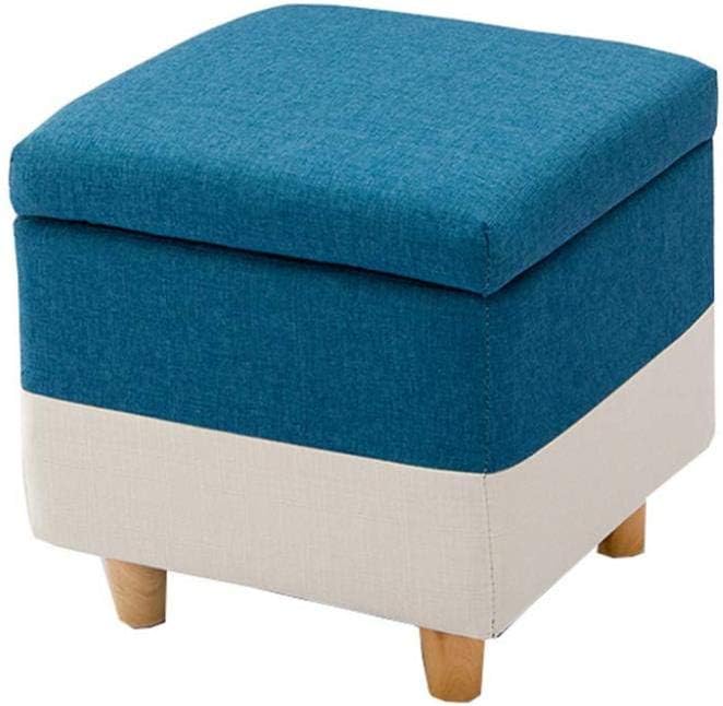 ZBYY Taburete con Espacio De Almacenamiento,Baúl Plegable Cuadrado