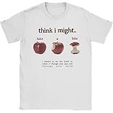 JOLILUNA Whimsy Twee Clothes for Women Oversize Graphic Apple Tee Y2k Fashion Kawaii Whimsical Clothes