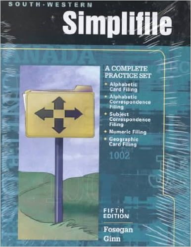 Simplifile A Complete Practice Set Fosegan Joseph S Ginn Mary Lea 9780538693271 Amazon Com Books