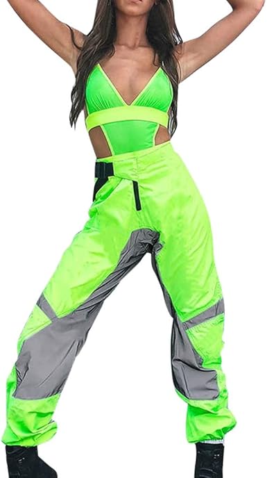 neon joggers womens