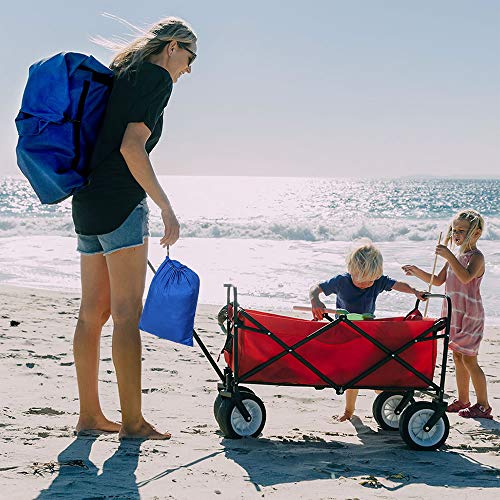 Acdyion Outdoor Sandproof Beach Blanket 9' X 10' Lightweight Oversized Waterproof Durable Beach Mat for Picnic, Travel, Camping, Hiking, Festivals Large Printing Blanket with Pockets (Sapphire Blue)