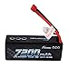 Gens ace 14.8V 7200mAh 4S LiPo Battery Pack 70C HardCase with Deans T Plug for 1 8 1 10 Slash Traxxas Bandit EMaxx RC Car Boat Truck Heli Roar Approved