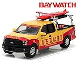GREENLIGHT 1:64 HOLLYWOOD SERIES 16 - 2016 FORD F-150 EMERALD BAY BEACH PATROL - BAYWATCH (2017) 44760-F