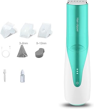 Bebe Automatique Sucer Cheveux Tondeuse Ultra Calme Impermeable Bebe Jeunes Enfants Rase Menage Electrique Green Amazon Fr Beaute Et Parfum