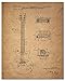 Gibson Guitar Patent Prints - Set Of 4 (8 Inches X 10 Inches) Photos - Les Paul Vintage Decor