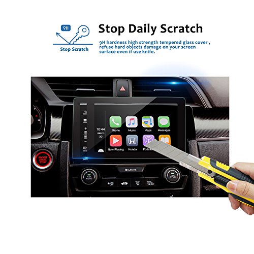 LFOTPP-Honda-Civic-COUPE-HATCHBACK-2016-2017-7-Inch-Glass-Navigation-Screen-ProtectorSilk-Screen-Printing-Glass-Protective-Shield-MXO-Compatible-with-the-EX-EX-L-EX-T-and-Touring