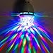 LVL LED Rotating Disco Light Bulb with E27/E26 Screw Base (Multi Changing Color,3W) Party Bulb