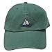 City Hunter C104 Boat Small Embroidered Cotton Baseball Cap 13 Colors (Hunter Green)
