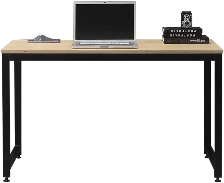SOFSYS 31" Computer Writing Desk Workstation Table Home Office Design for Video Gaming, Designers and Entrepreneurs, Small Desktop with Sturdy Metal Frame, Oak/Black: Kitchen & Dining