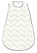 SwaddleDesigns Cotton Sleeping Sack, Wearable Blanket with 2-Way Zipper, Yellow Lolli Fleur, Small, 0-6 Months