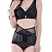 CFR Adjustable Double Pull Fastener Lumbar Lower Back Support Brace Belt for Pain Relif,Heavy Lifting,Sciatica Black,XL