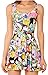HelloTem Fashion Summer Pleated Knee-length Reversible Spandex Skater Sun Dress