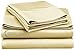 SRP Linen 500-Thread-Count Super Soft Extra Deep Pocket Sheet Set Queen Solid Ivory Fit Up to 24